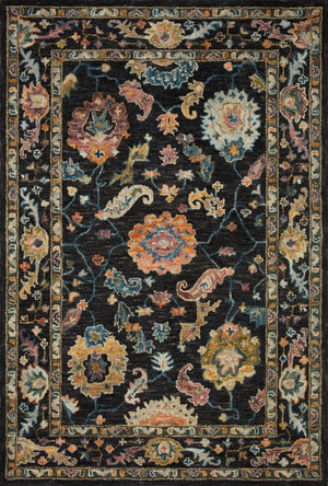 Loloi Rugs Padma Collection Rug in Black, Multi - 8'6" x 12'