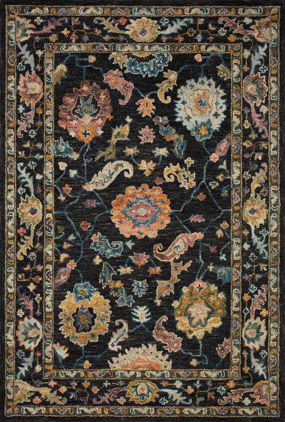 Loloi Rugs Padma Collection Rug in Black, Multi - 8'6" x 12'