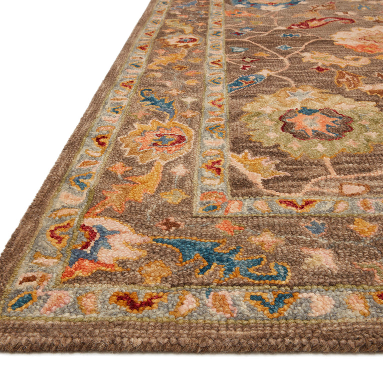 Loloi Rugs Padma Collection Rug in Charcoal, Multi - 8'6" x 12'