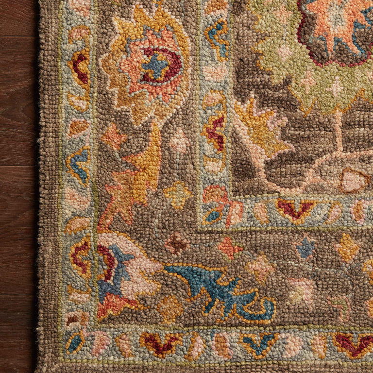 Loloi Rugs Padma Collection Rug in Charcoal, Multi - 8'6" x 12'