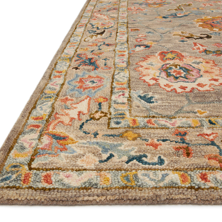 Loloi Rugs Padma Collection Rug in Grey, Multi - 9'3" x 13', PADMPMA-01GYML93D0