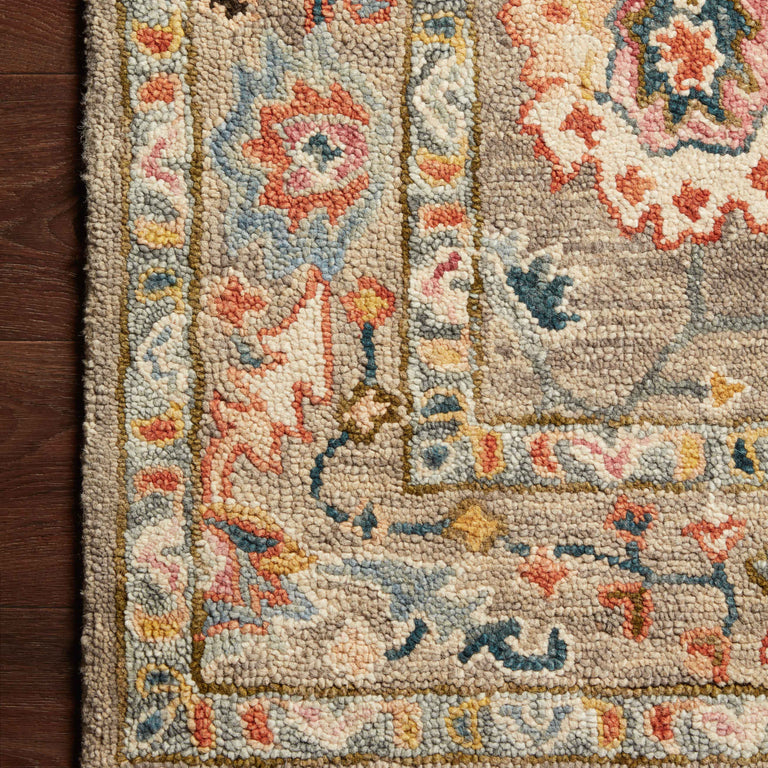 Loloi Rugs Padma Collection Rug in Grey, Multi - 9'3" x 13', PADMPMA-01GYML93D0