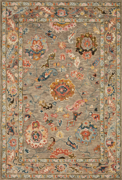 Loloi Rugs Padma Collection Rug in Grey, Multi - 8'6" x 12', PADMPMA-01GYML86C0
