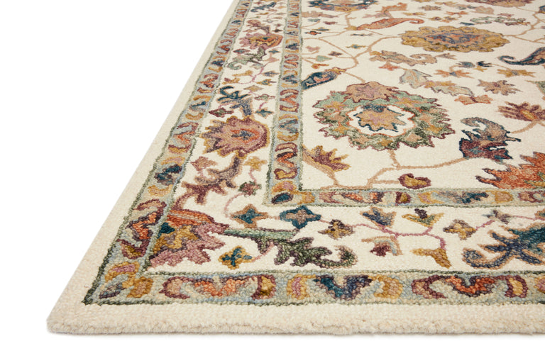 Loloi Rugs Padma Collection Rug in White, Multi - 9'3" x 13'