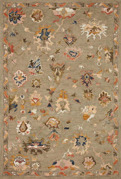 Loloi Rugs Padma Collection Rug in Grey, Multi - 9'3" x 13', PADMPMA-02GYML93D0