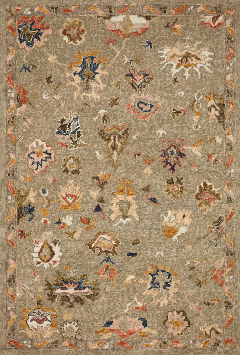 Loloi Rugs Padma Collection Rug in Grey, Multi - 9'3" x 13', PADMPMA-02GYML93D0