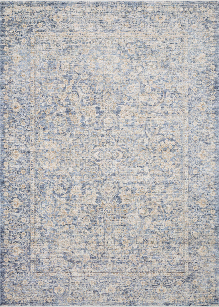 Loloi Rugs Pandora Collection Rug in Blue, Gold - 11'6" x 15'6", PANDPAN-01BBGOB6F6