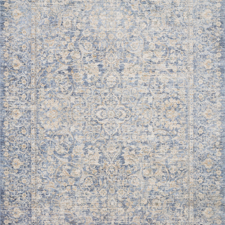 Loloi Rugs Pandora Collection Rug in Blue, Gold - 7'10" x 10', PANDPAN-01BBGO7AA0