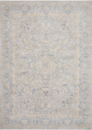 Loloi Rugs Pandora Collection Rug in Stone, Gold - 6'3" x 8'10"