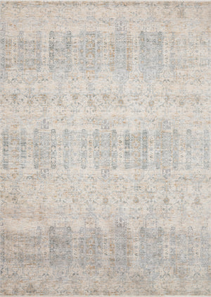 Loloi Rugs Pandora Collection Rug in Ivory, Mist - 6'3" x 8'10"