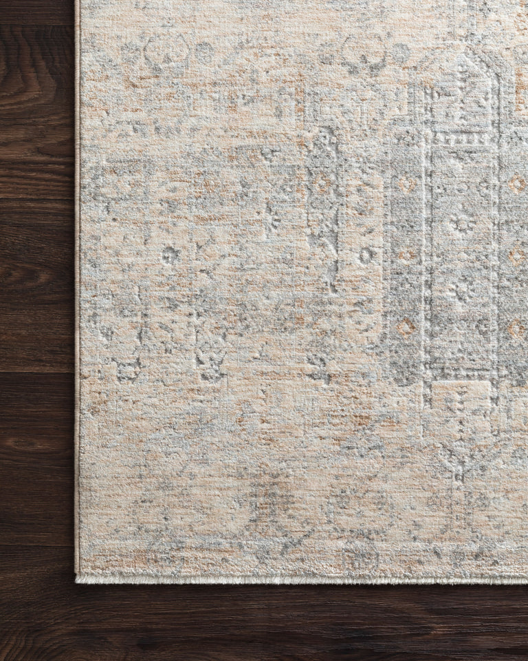 Loloi Rugs Pandora Collection Rug in Ivory, Mist - 11'6" x 15'6"