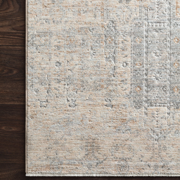 Loloi Rugs Pandora Collection Rug in Ivory, Mist - 7'10" x 10'