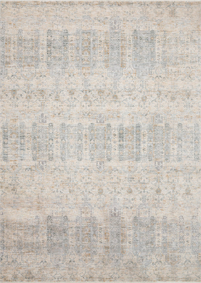 Loloi Rugs Pandora Collection Rug in Ivory, Mist - 9'6" x 12'5"