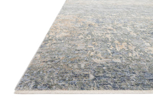 Loloi Rugs Pandora Collection Rug in Blue, Gold - 6'3" x 8'10", PANDPAN-05BBGO638A