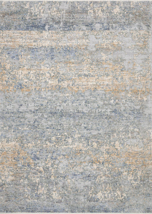 Loloi Rugs Pandora Collection Rug in Blue, Gold - 6'3" x 8'10", PANDPAN-05BBGO638A