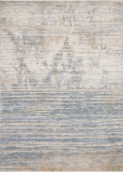 Loloi Rugs Pandora Collection Rug in Ivory, Blue - 9'6" x 12'5"