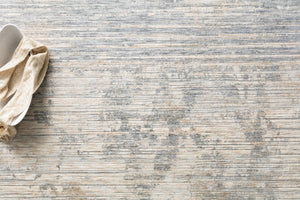 Loloi Rugs Pandora Collection Rug in Ivory, Blue - 6'3" x 8'10"