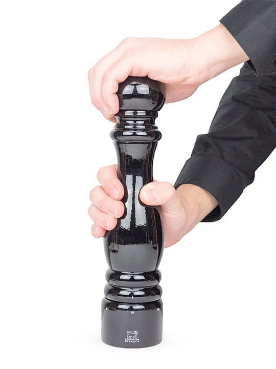 Peugeot Paris u'Select Pepper Mill in Wood Black Lacquered 27 cm - 11in