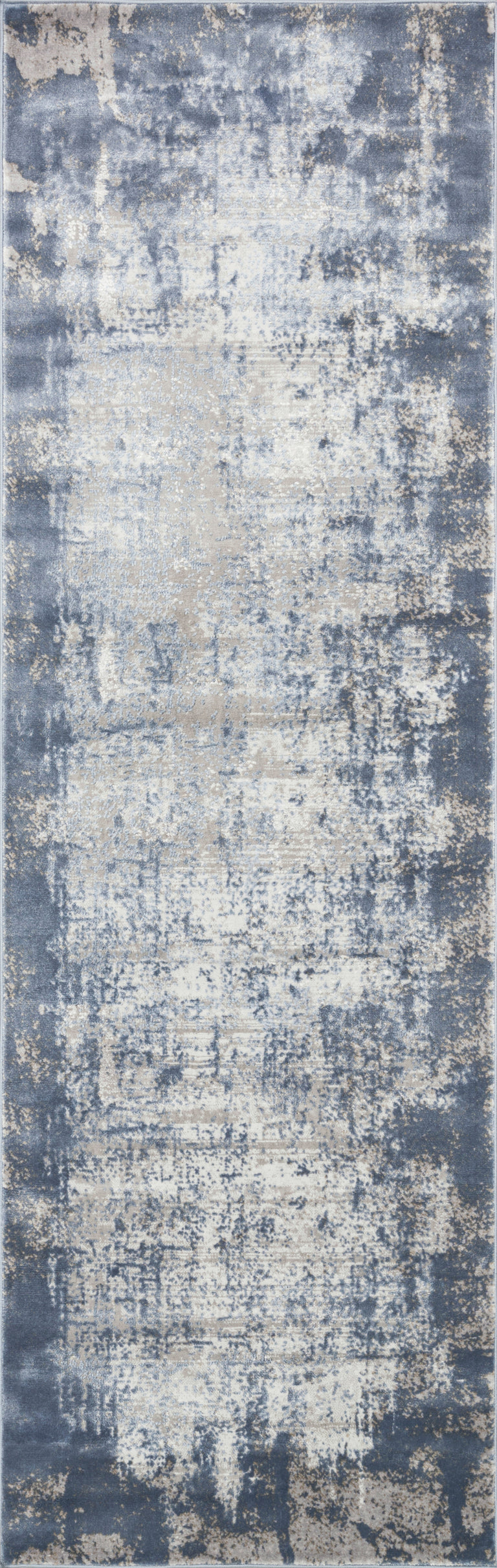 Loloi Rugs Patina Collection Rug in Denim, Grey - 9'6" x 13'
