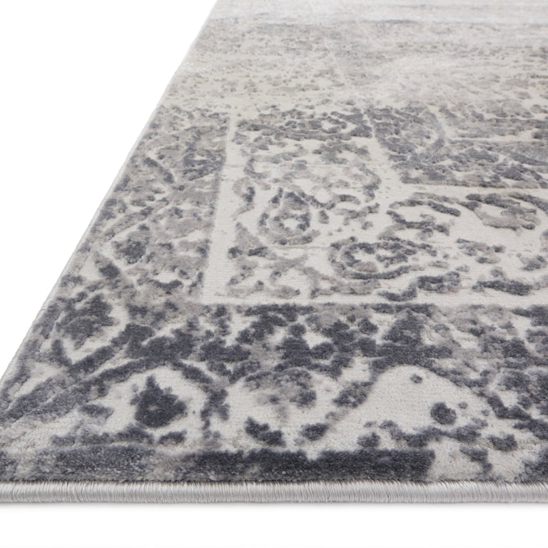 Loloi Rugs Patina Collection Rug in Silver, Lt. Grey - 7'10" x 10'10"