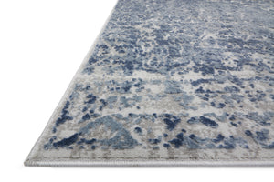 Loloi Rugs Patina Collection Rug in Blue, Stone - 9'6" x 13'