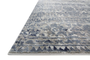 Loloi Rugs Patina Collection Rug in Sky, Stone - 9'6" x 13'