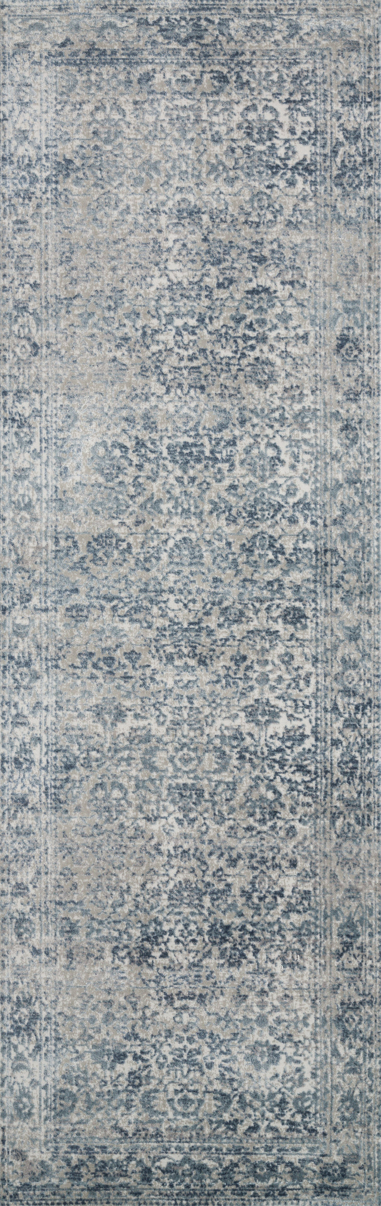 Loloi Rugs Patina Collection Rug in Sky, Stone - 7'10" x 10'10"