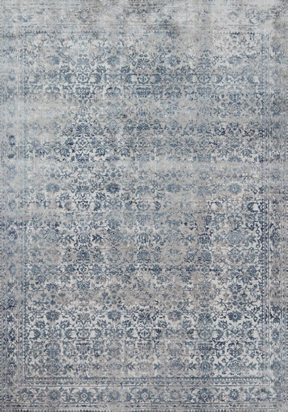 Loloi Rugs Patina Collection Rug in Sky, Stone - 9'6" x 13'