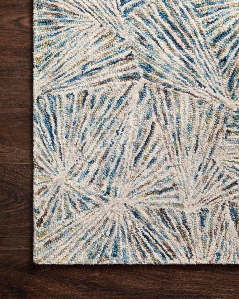 Loloi Rugs Peregrine Collection Rug in Lagoon - 7'9" x 9'9"