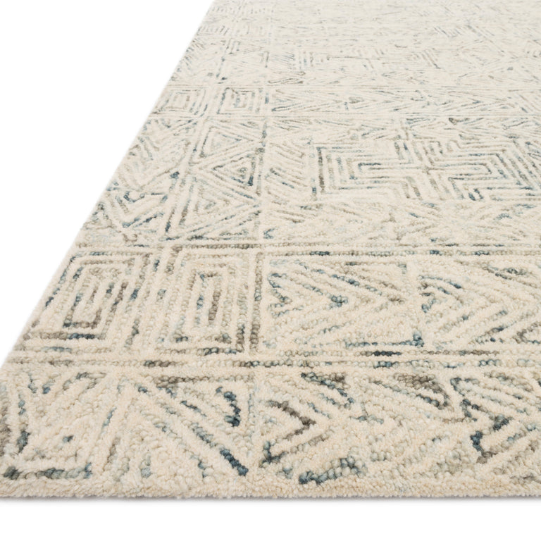Loloi Rugs Peregrine Collection Rug in Lt. Blue - 7'9" x 9'9"