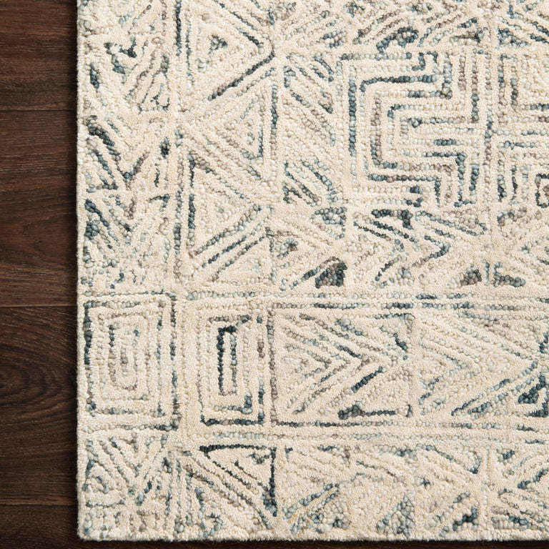 Loloi Rugs Peregrine Collection Rug in Lt. Blue - 7'9" x 9'9"