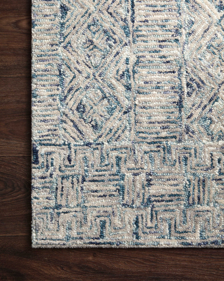 Loloi Rugs Peregrine Collection Rug in Ocean - 7'9" x 9'9"