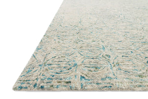 Loloi Rugs Peregrine Collection Rug in Aqua - 11'6" x 15'