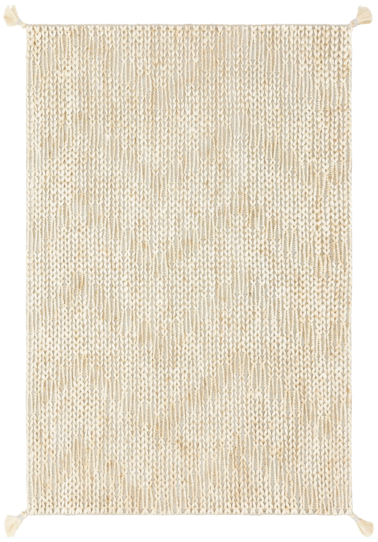Loloi Rugs Playa Collection Rug in Lt Grey, Ivory - 9'3" x 13'