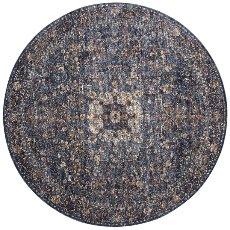 Loloi Rugs Porcia Collection Rug in Blue, Blue - 9'6" x 12'6", PORCPB-01BBBB96C6