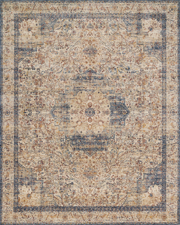 Loloi Rugs Porcia Collection Rug in Ivory, Beige - 9'6" x 9'6"