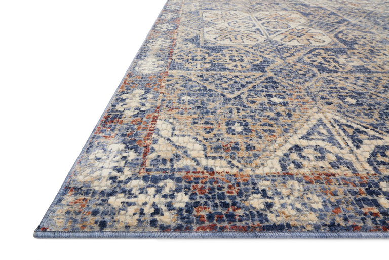 Loloi Rugs Porcia Collection Rug in Blue, Blue - 9'6" x 12'6", PORCPB-02BBBB96C6
