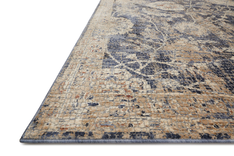 Loloi Rugs Porcia Collection Rug in Blue, Beige - 9'6" x 9'6"