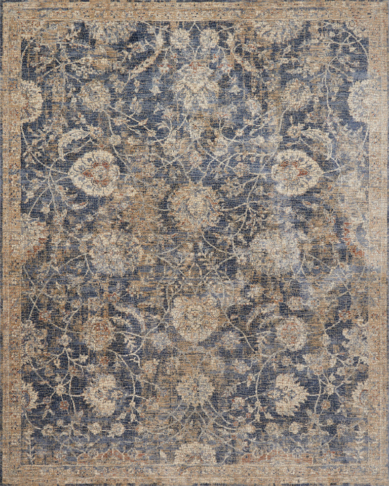 Loloi Rugs Porcia Collection Rug in Blue, Beige - 7'10" x 10'