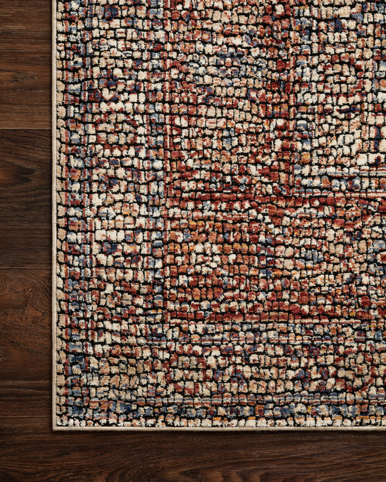 Loloi Rugs Porcia Collection Rug in Adobe Spice, Adobe Spice - 9'6" x 9'6"
