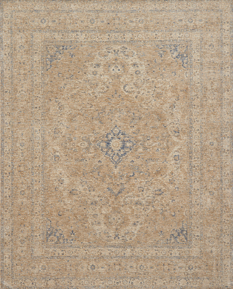 Loloi Rugs Porcia Collection Rug in Beige, Beige - 6'7" x 9'4"