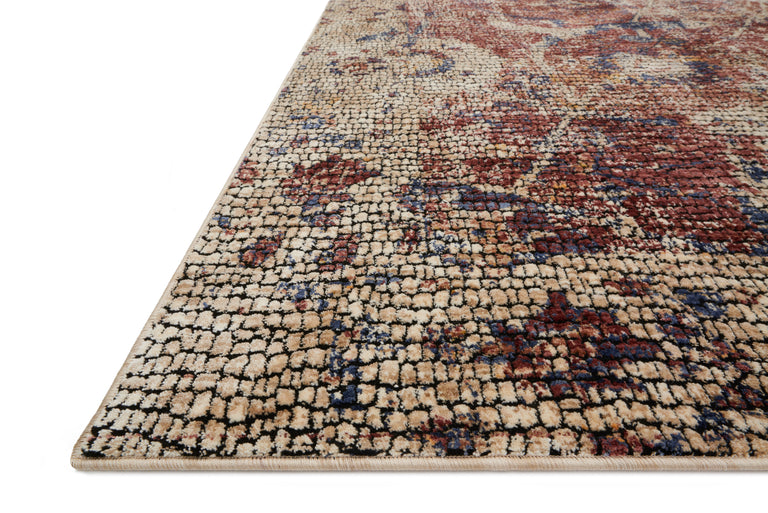 Loloi Rugs Porcia Collection Rug in Red, Beige - 9'6" x 12'6"