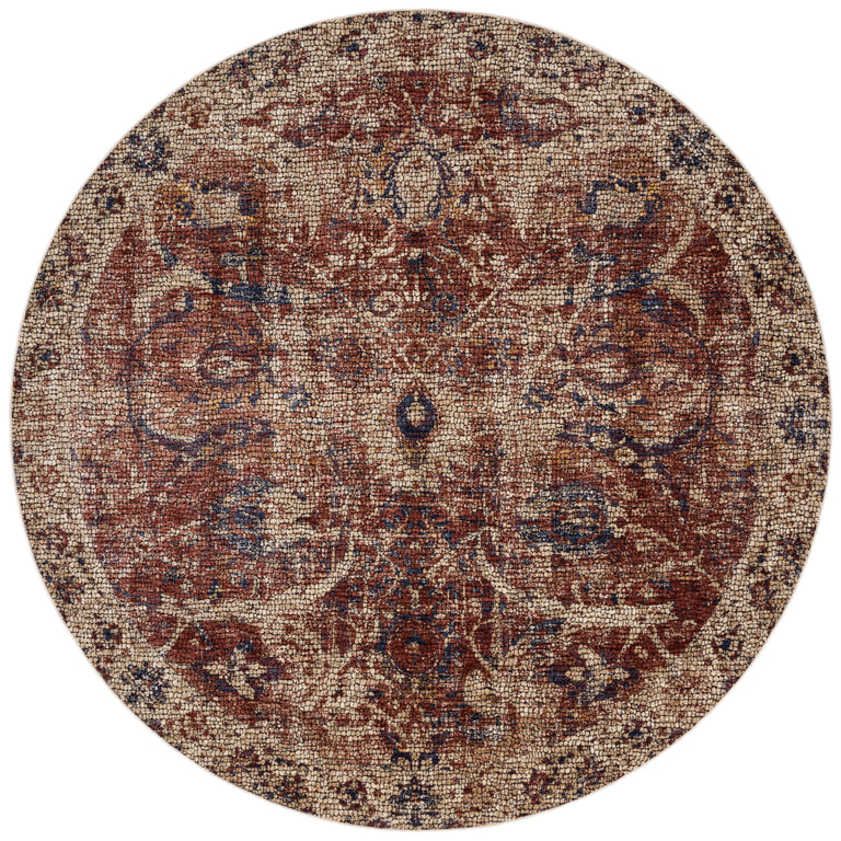 Loloi Rugs Porcia Collection Rug in Red, Beige - 12'0" x 15'0"