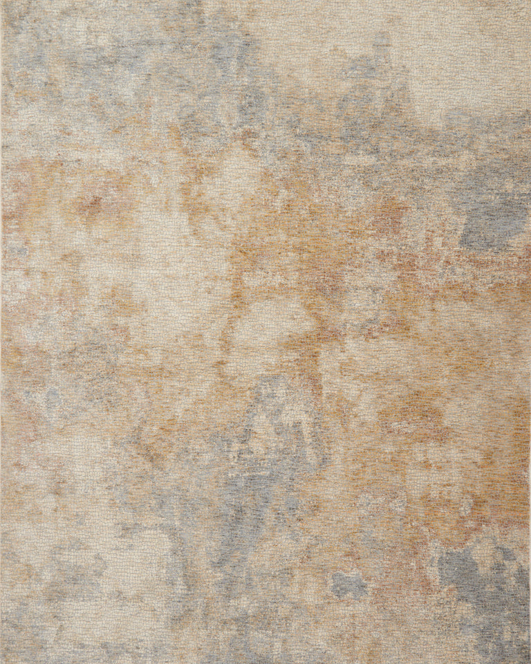 Loloi Rugs Porcia Collection Rug in Beige, Multi - 6'7" x 9'4"