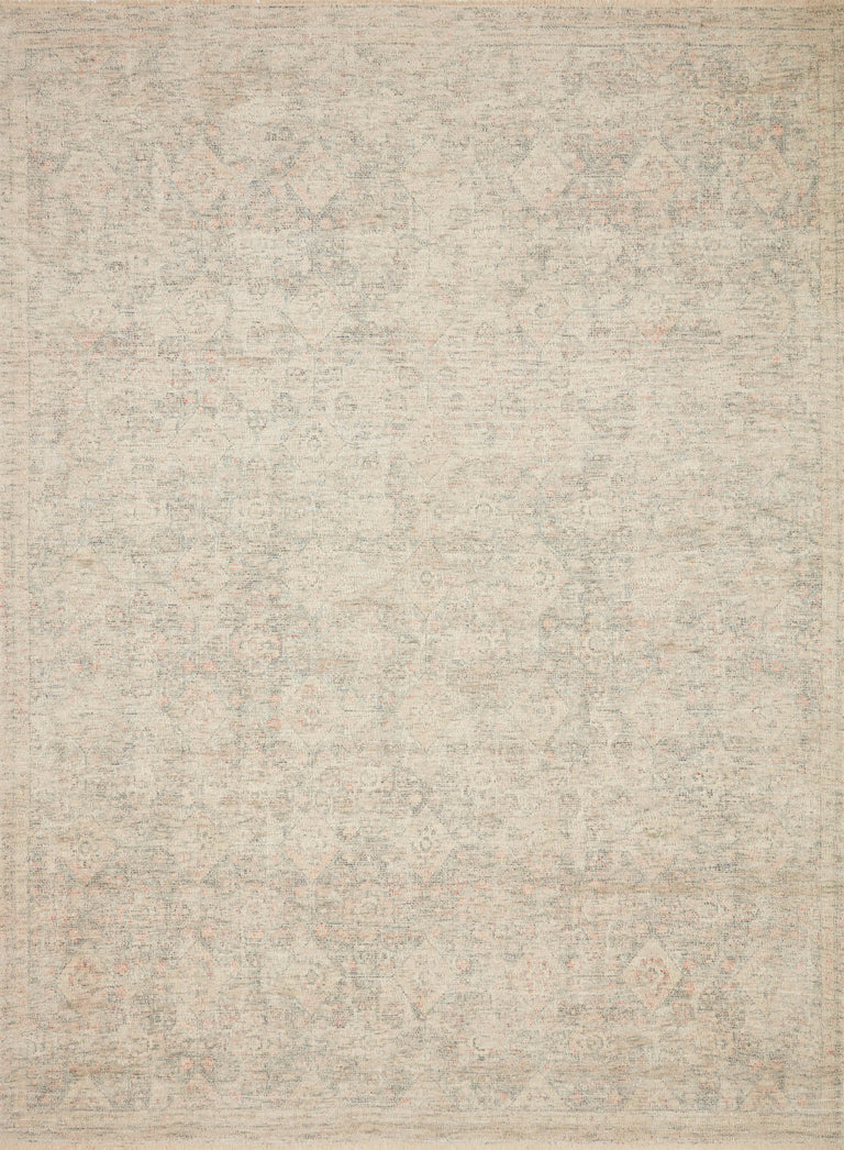 Loloi Rugs Priya Collection Rug in Navy, Ivory - 9'3" x 13'