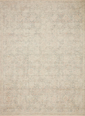 Loloi Rugs Priya Collection Rug in Navy, Ivory - 7'9" x 9'9"