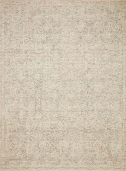 Loloi Rugs Priya Collection Rug in Navy, Ivory - 7'9" x 9'9"