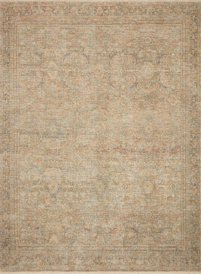 Loloi Rugs Priya Collection Rug in Olive, Graphite - 9'3" x 13'