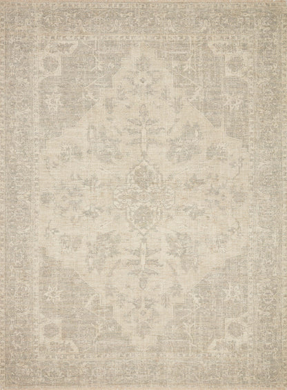 Loloi Rugs Priya Collection Rug in Ivory, Grey - 7'9" x 9'9"