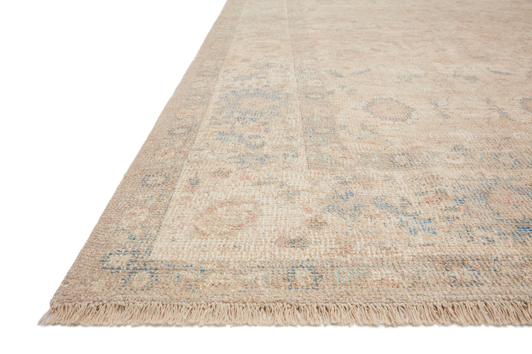 Loloi Rugs Priya Collection Rug in Natural, Blue - 7'9" x 9'9"